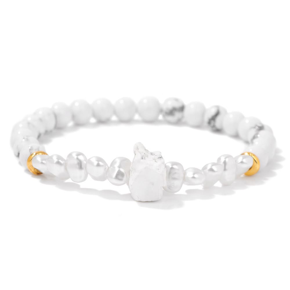 Natuurlijk kristalkralen armband