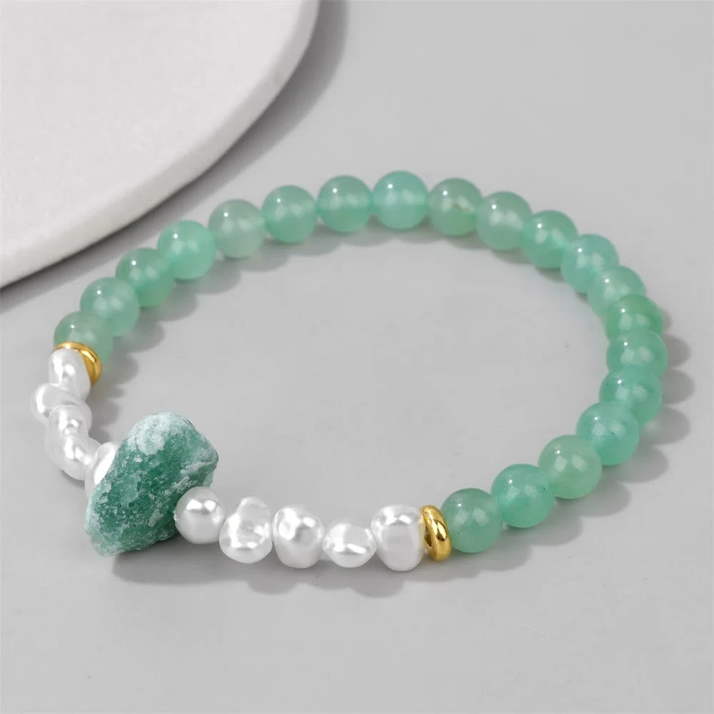 Natuurlijk kristalkralen armband