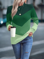 Kleurrijke crew neck sweater