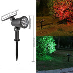Tuinspot op zonne-energie met 9 LED-kleuren