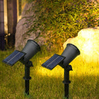Tuinspot op zonne-energie met 9 LED-kleuren
