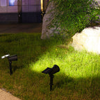 Tuinspot op zonne-energie met 9 LED-kleuren