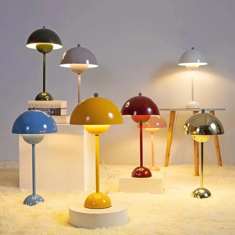 Paddestoelvormige designlamp