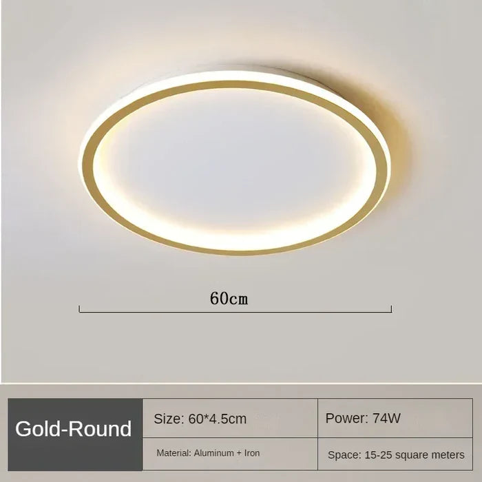 Scandinavische ronde plafondlamp – Noor