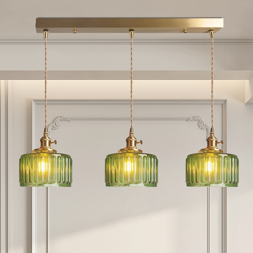 Kristallen vintage hanglamp — afbeelding 33