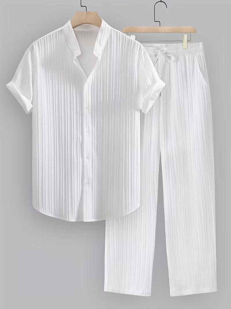 Ismael | Tweedelige herenset met overhemd en pantalon