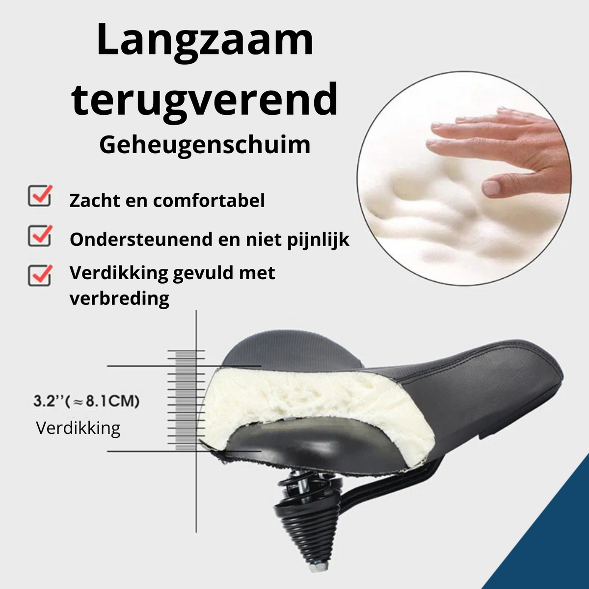 Gel fietszadel — afbeelding 6