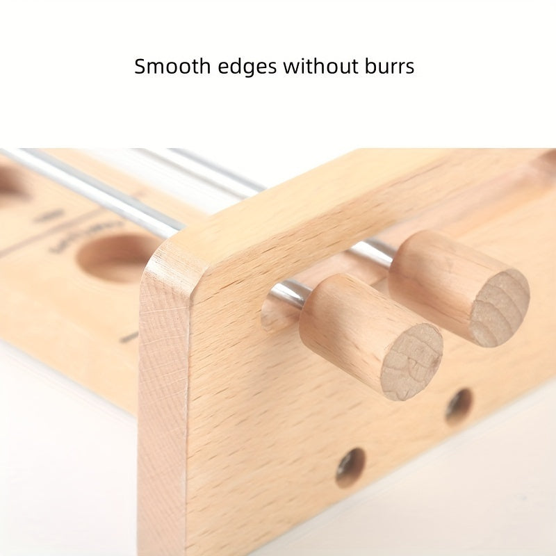 Houten stickballspel ruimte avontuur