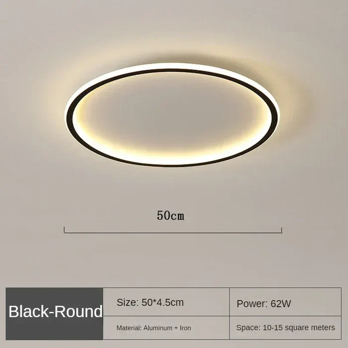 Scandinavische ronde plafondlamp – Noor