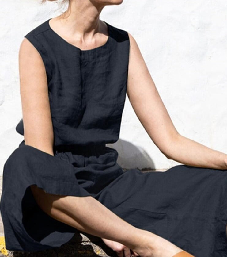 Sarah jumpsuit – linnen jumpsuit
