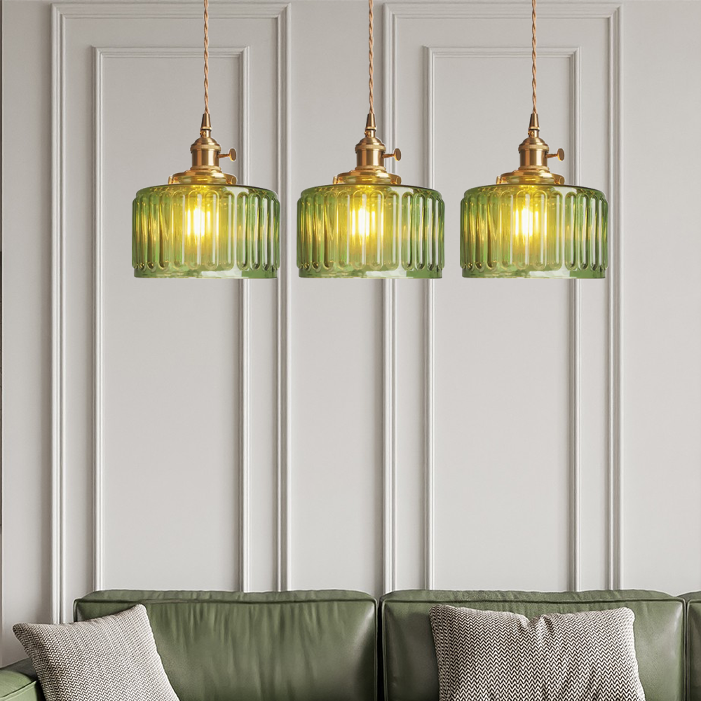 Kristallen vintage hanglamp