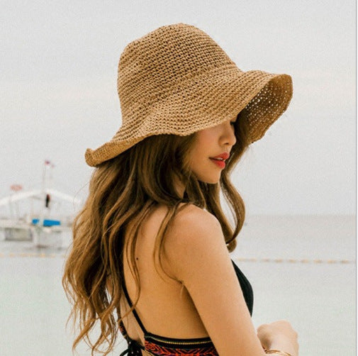 Luchtige vakantiegeschikte zomerstrandhoed voor dames