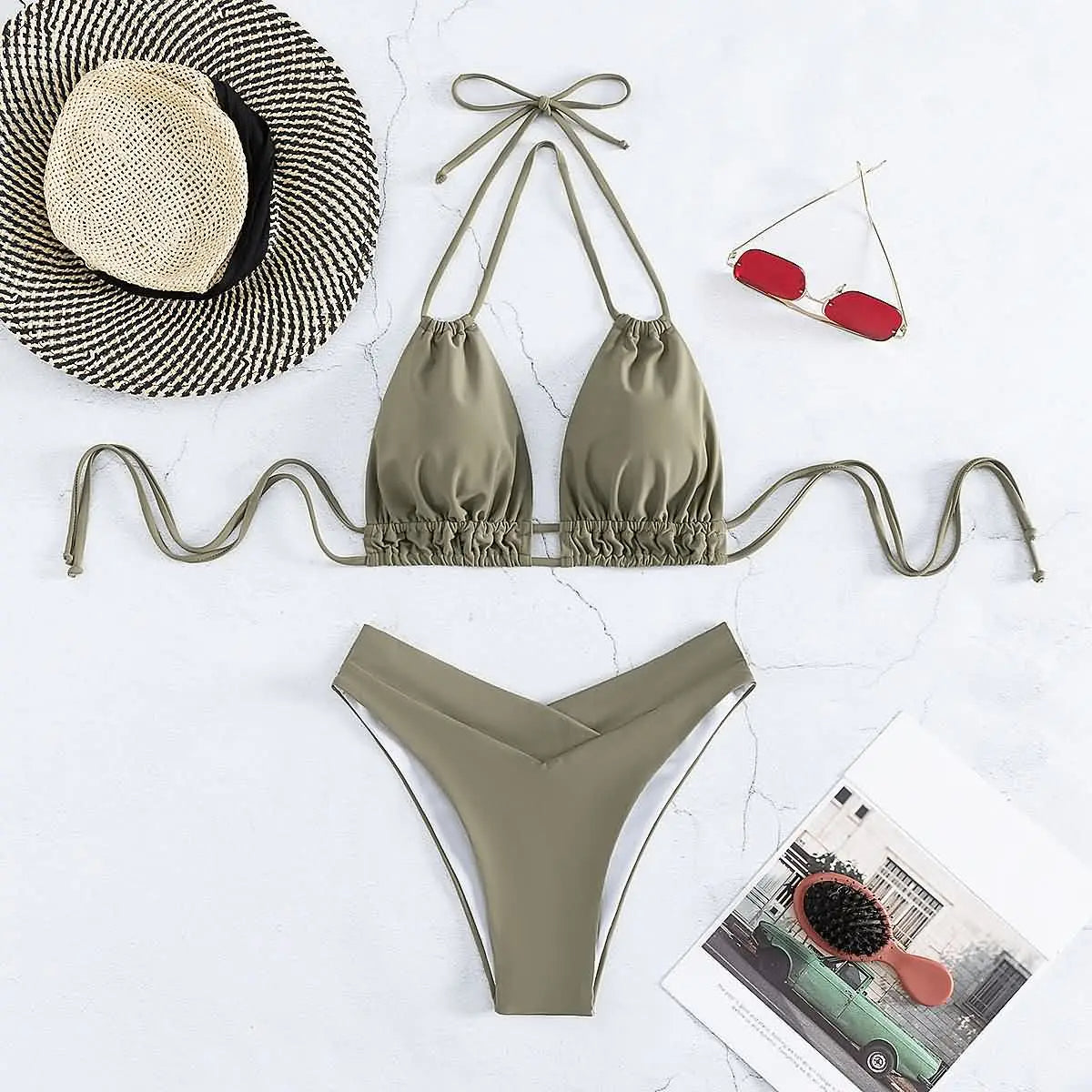 Alexandra plus-size bikini