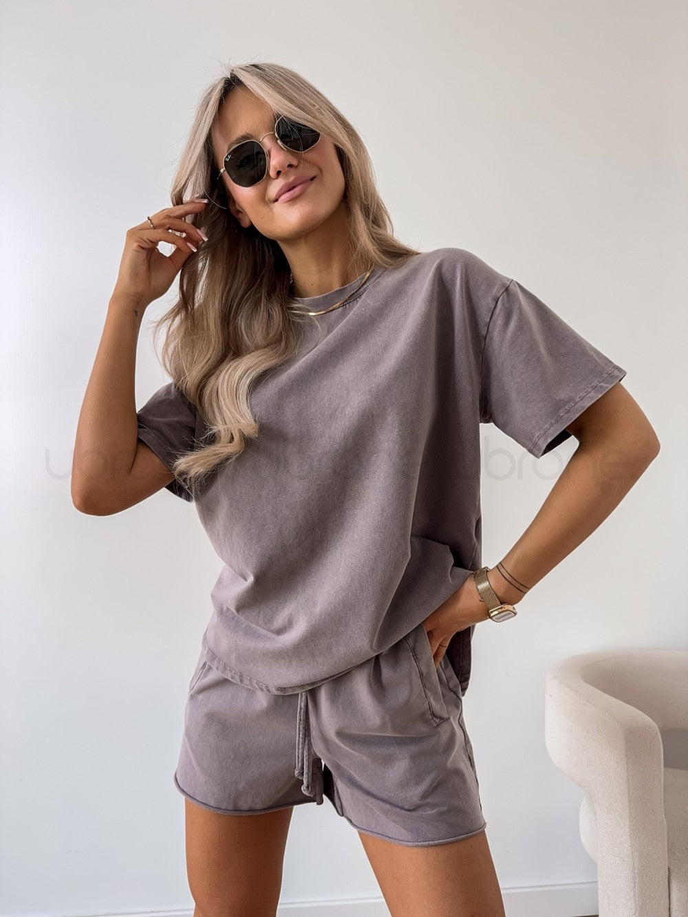 Gudula | Tweedelige damesset met verstelbare taille