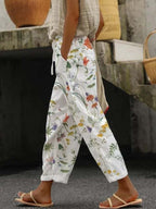 Dames comfortbroek met print