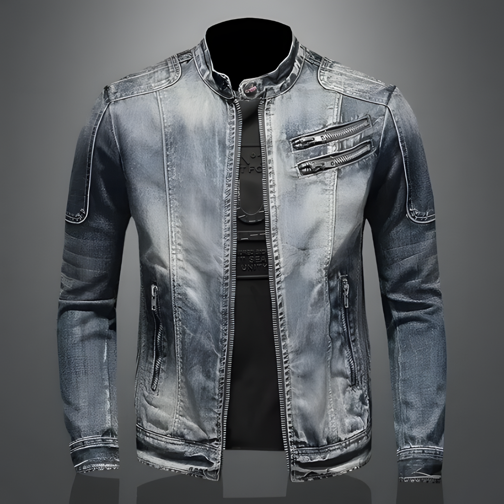 Vintage denim jack voor heren