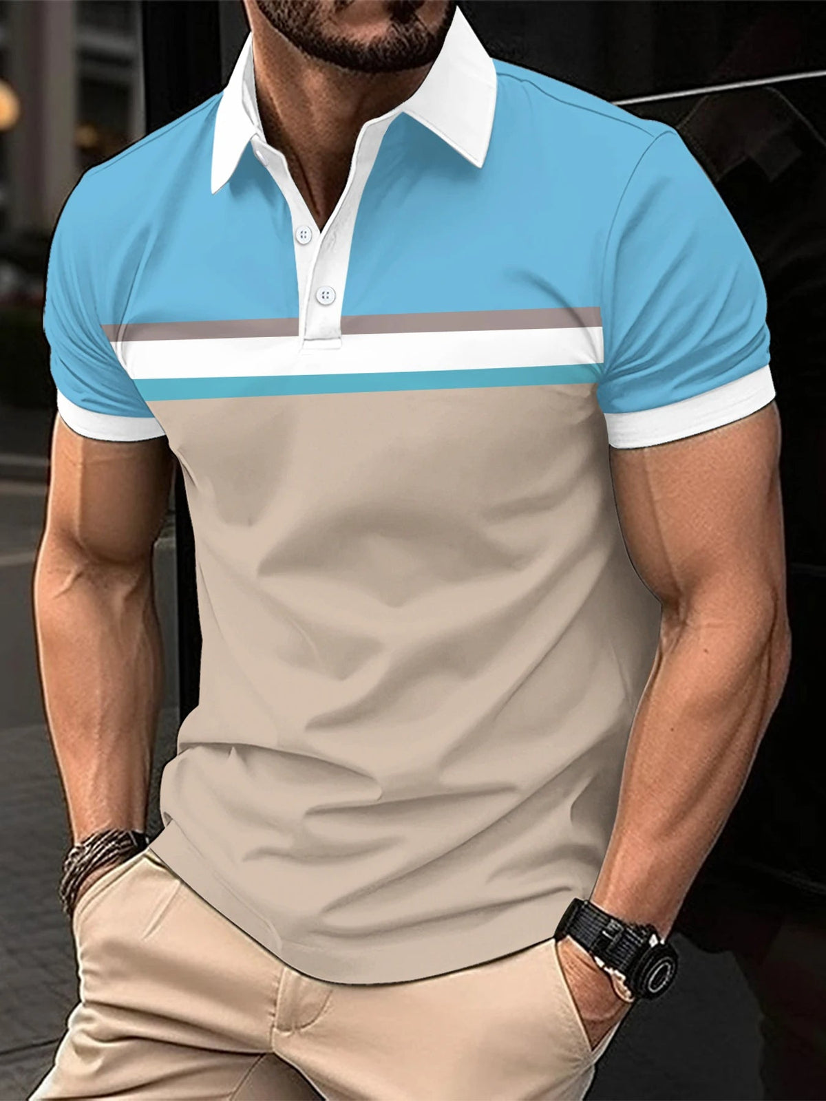Boris plus size polo