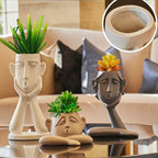 Sculptuurvaas en pennenhouder