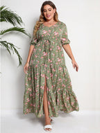 Marga plus-size zomerjurk