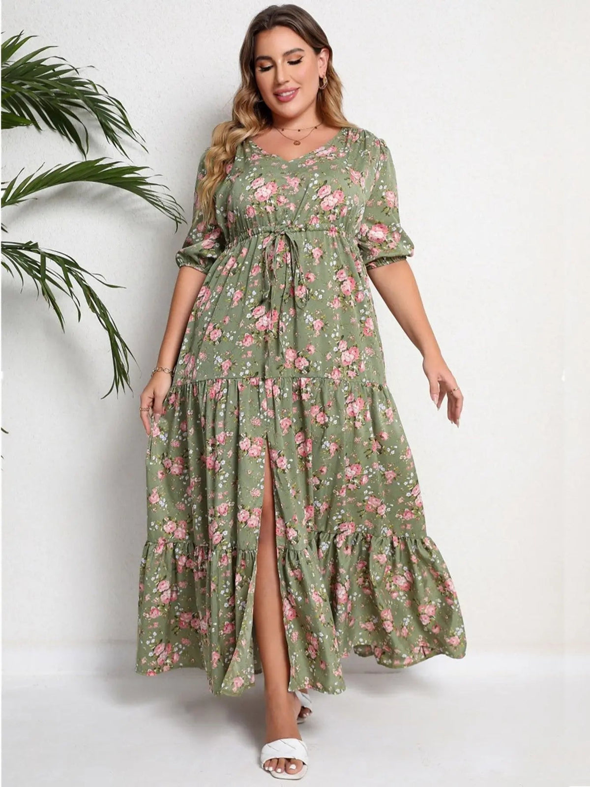 Marga plus-size zomerjurk