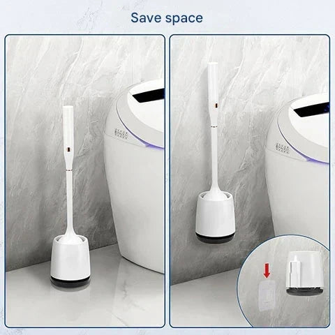 Elektrische uv-toiletborstel met dubbele kop