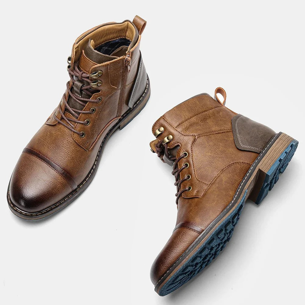 Vintage leren heren boots