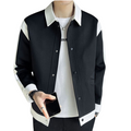 Heren patchworkjack