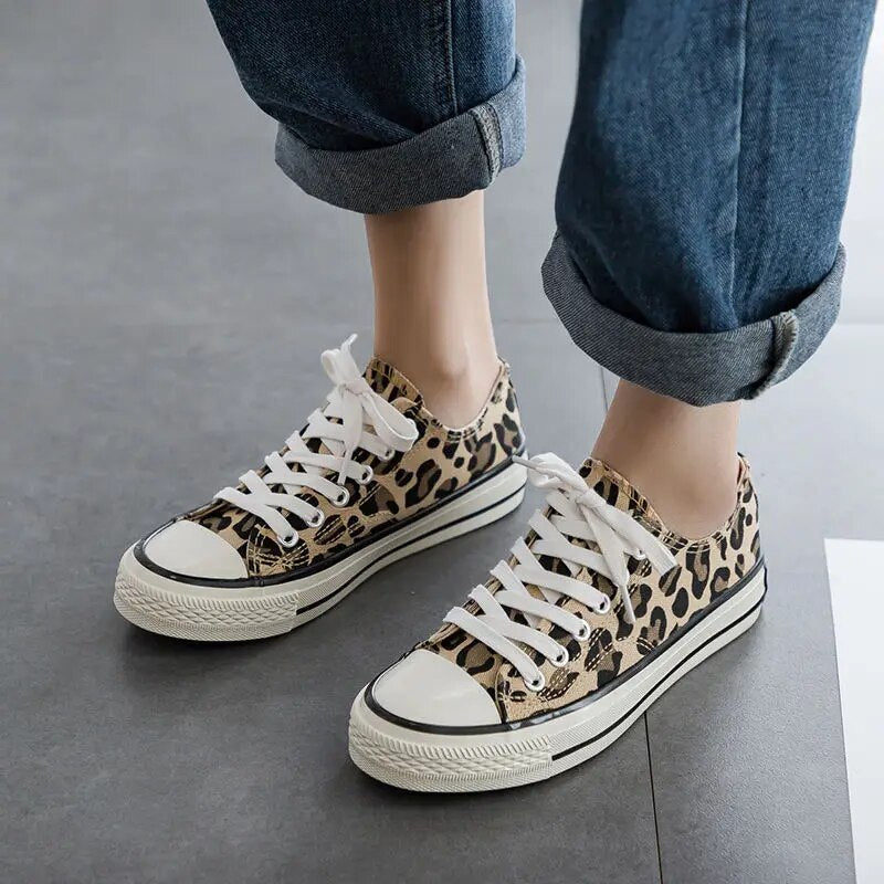Luipaard dames sneakers