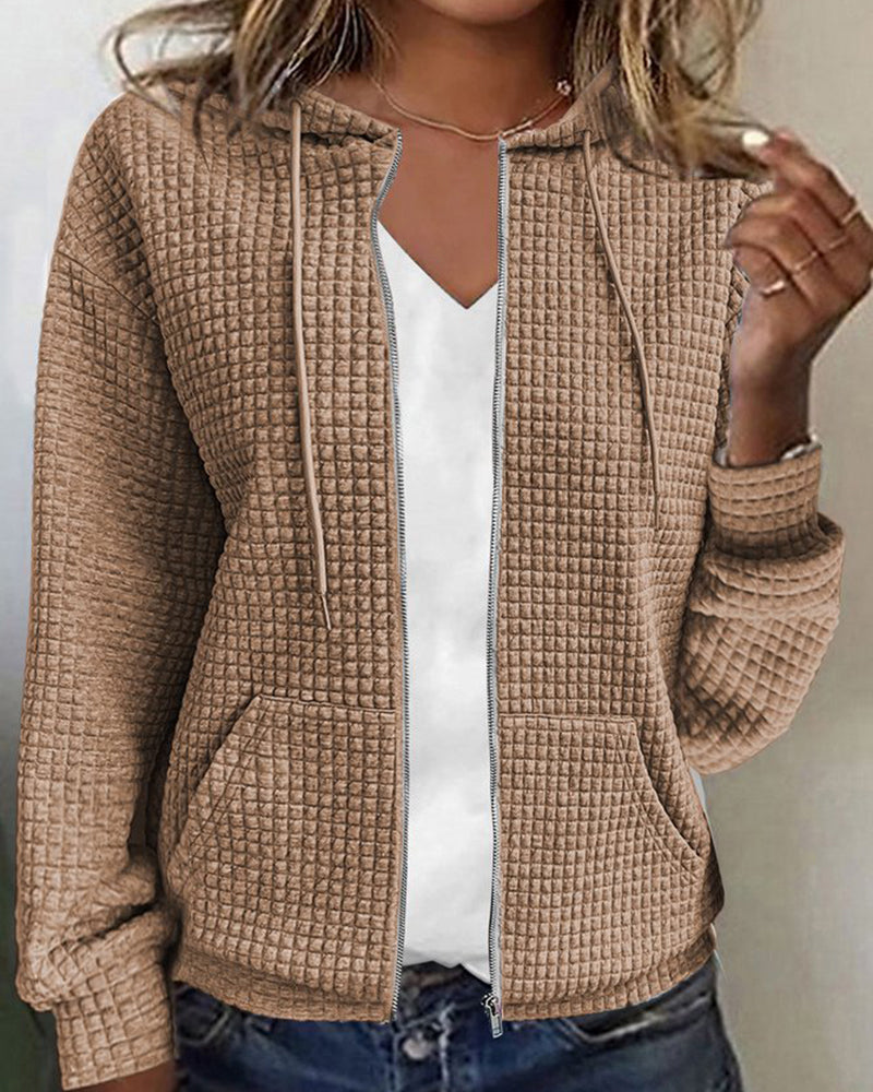 Casual comfort damesvest met zakken en trekkoorden — afbeelding 24