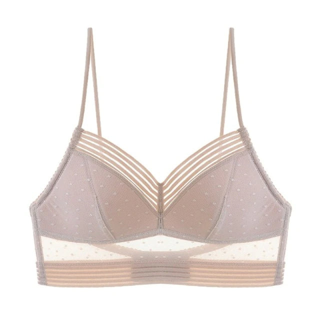 Low back wireless bra