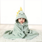 Babybadcape met capuchon
