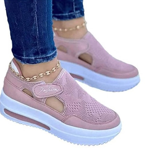 Ademende dames meshsneakers