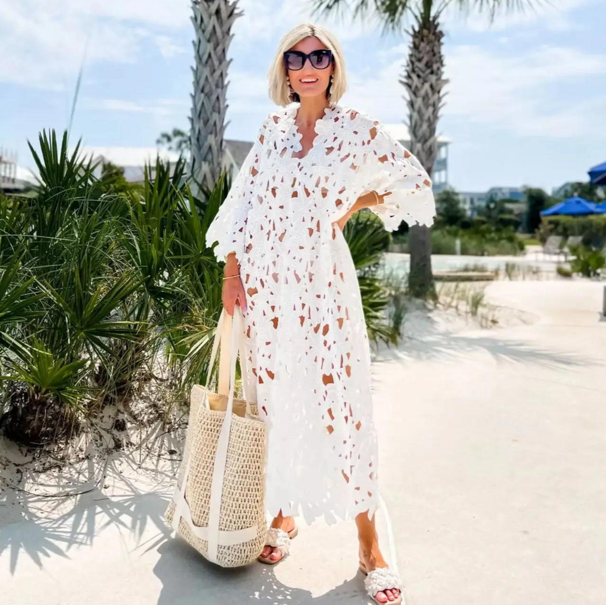 Luchtige zomer maxi jurk