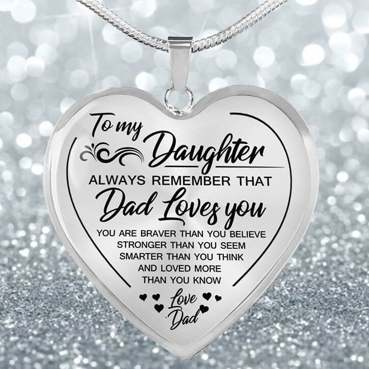 Hart dedication ketting – materiaal: Alloy — afbeelding 4