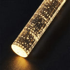 Hanglamp van glas in cilindervorm