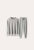 Lichtgrijze kasjmier merinowol set