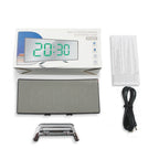 Gebogen LED digitale wekker met modern design