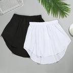 Dames shirtverlenger met elastische tailleband
