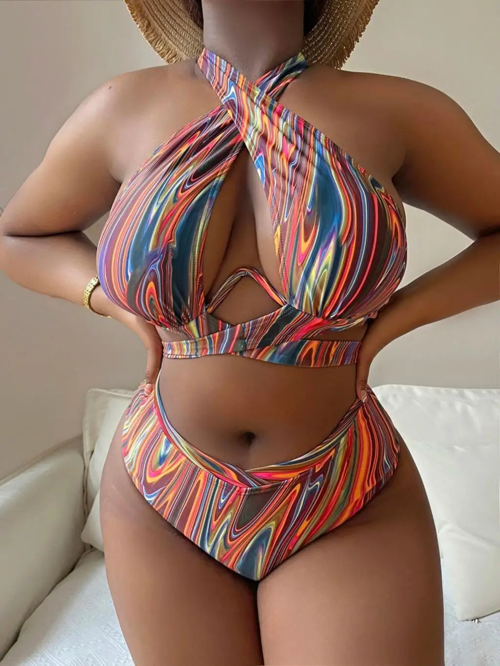 Carmina plus-size bikini