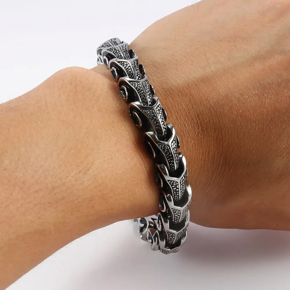 Mannen draak vorm armband