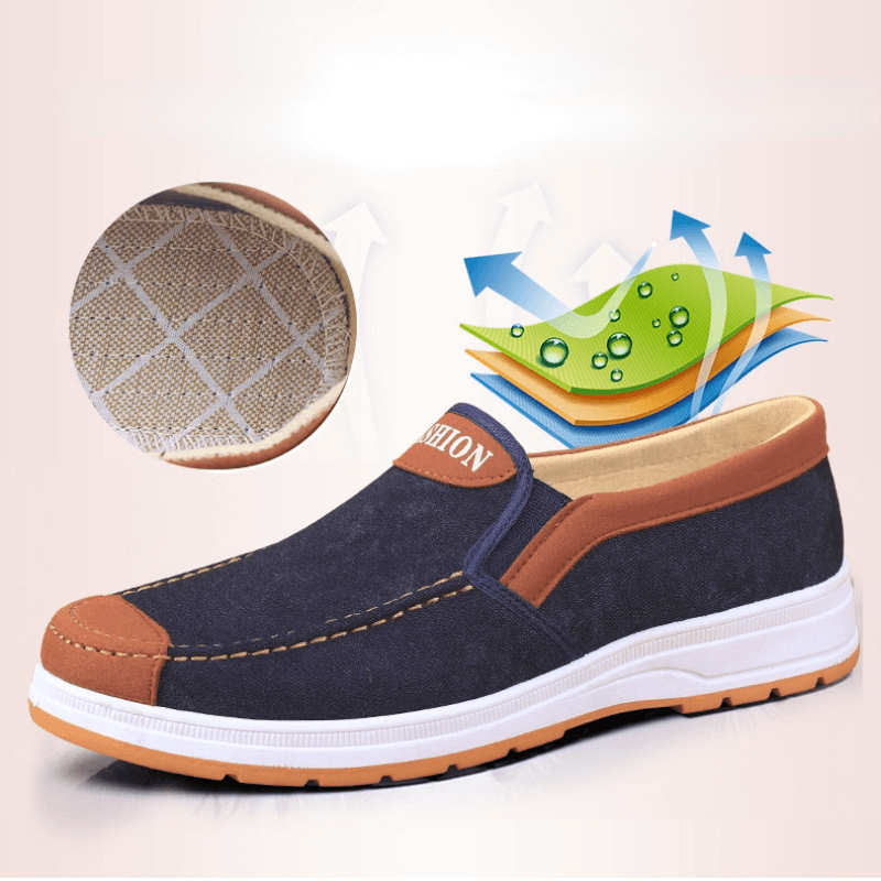 Heren slip-on canvas schoenen