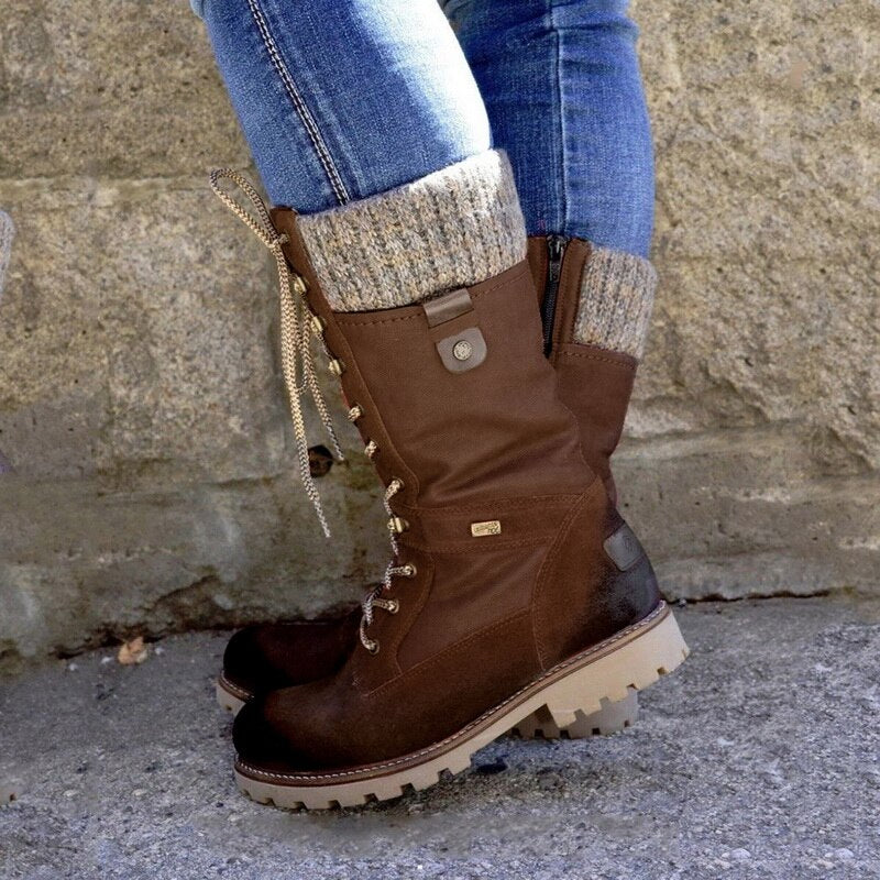 Hoge dames winterlaarzen