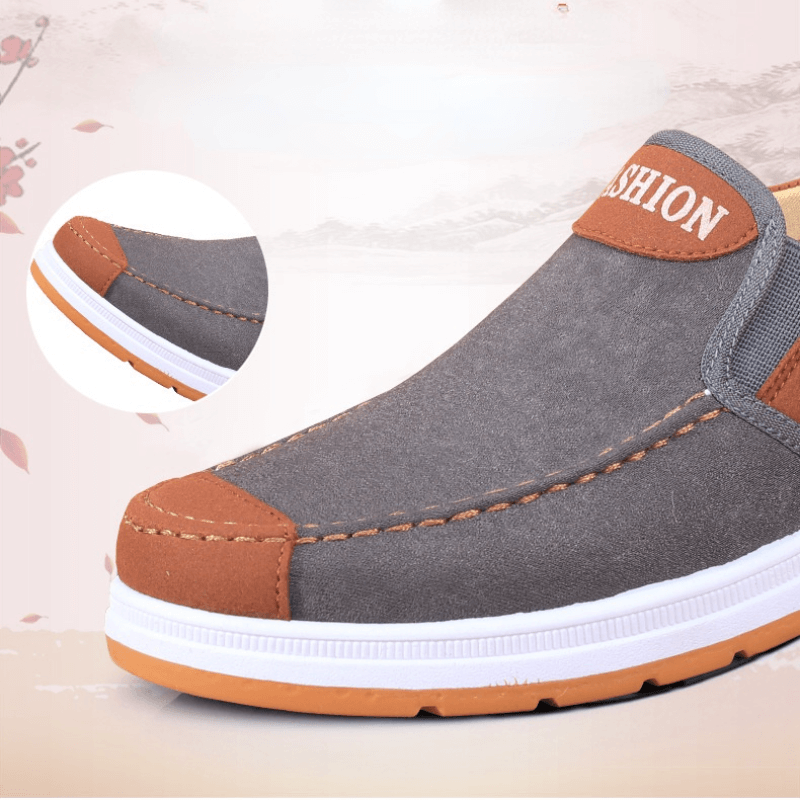 Heren slip-on canvas schoenen