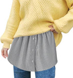 Dames shirtverlenger met elastische tailleband