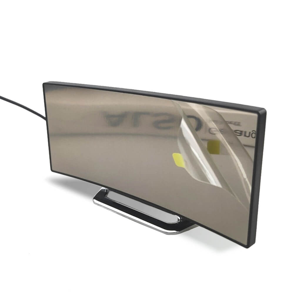 Gebogen LED digitale wekker met modern design