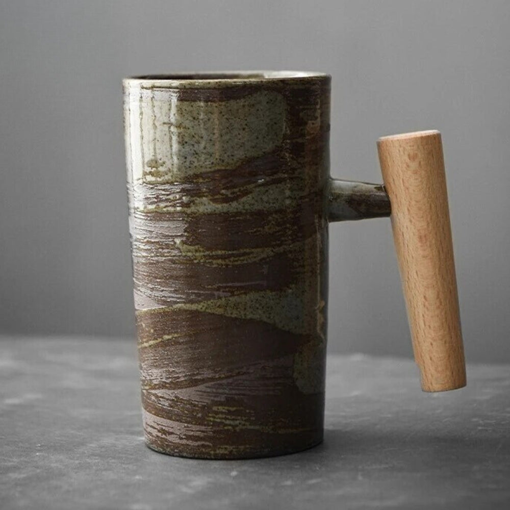 Nordic latte mokken met aards design