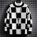 Plaid trui
