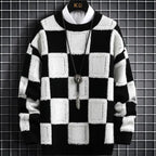 Plaid trui