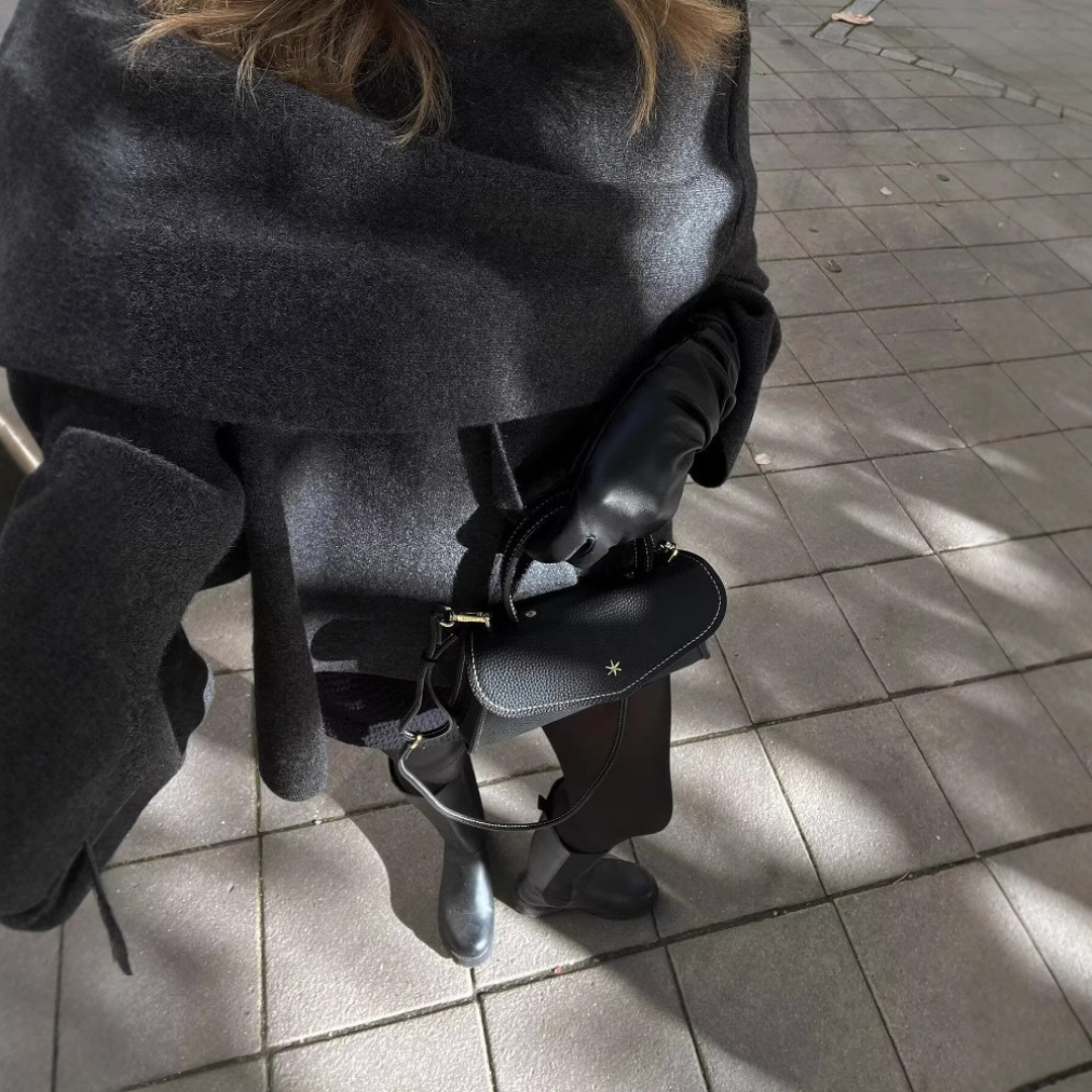 Dames winterponcho
