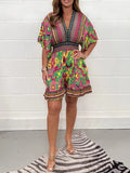 Odette plus size playsuit
